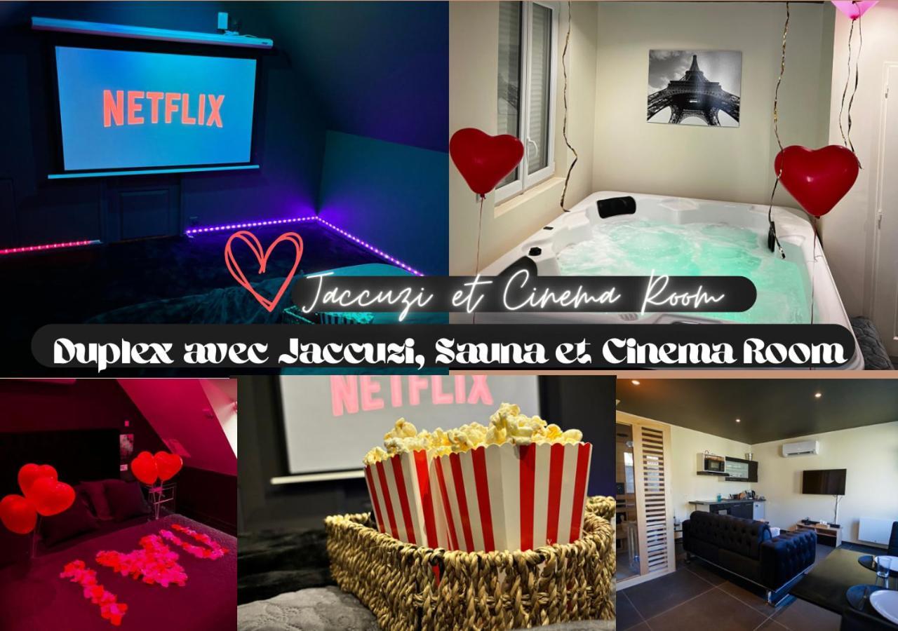 Magnifique Duplex Avec Jaccuzi, Sauna Et Cinema Room Privatif Fontenoy (Aisne) Exterior foto